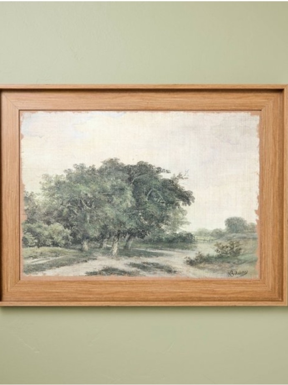 HEARTH & HAND NWT 18"x24" Large Landscape Wall Art